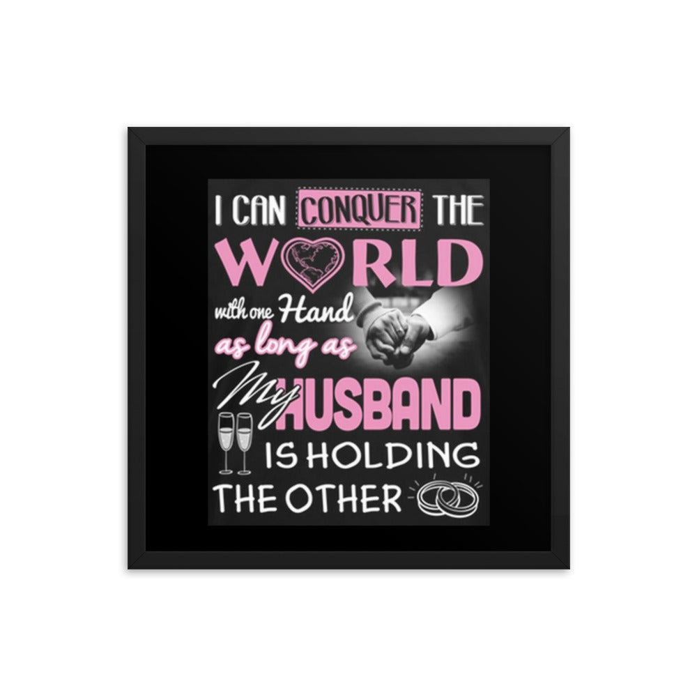 MY HUSBAND Framed photo paper poster Luxurious Weddings