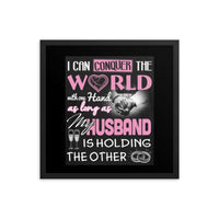 MY HUSBAND Framed photo paper poster Luxurious Weddings