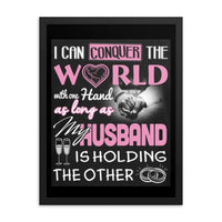 MY HUSBAND Framed photo paper poster Luxurious Weddings