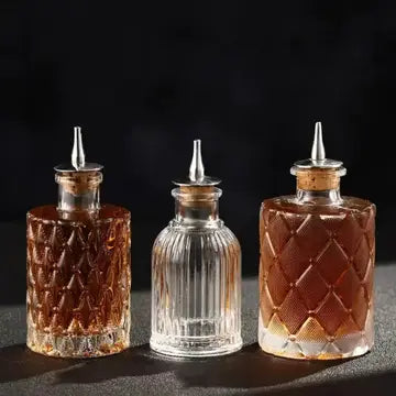 Cocktail Bitters Bottle Vintage Glass Luxurious Weddings