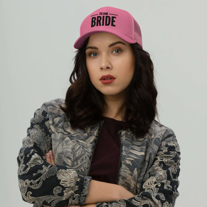 TEAM BRIDE Trucker Cap Hat Luxurious Weddings