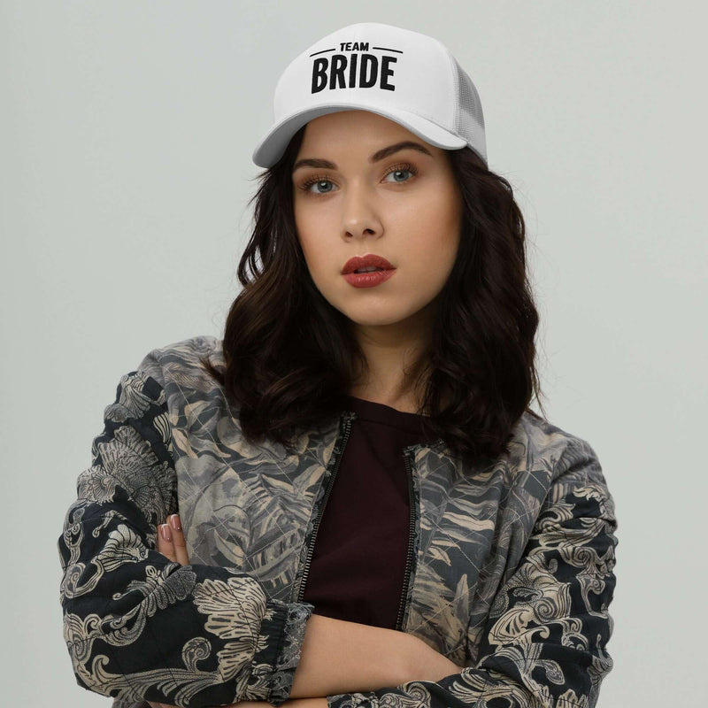TEAM BRIDE Trucker Cap Hat Luxurious Weddings