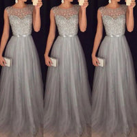 Elegant Prom Gowns Sequin Dress