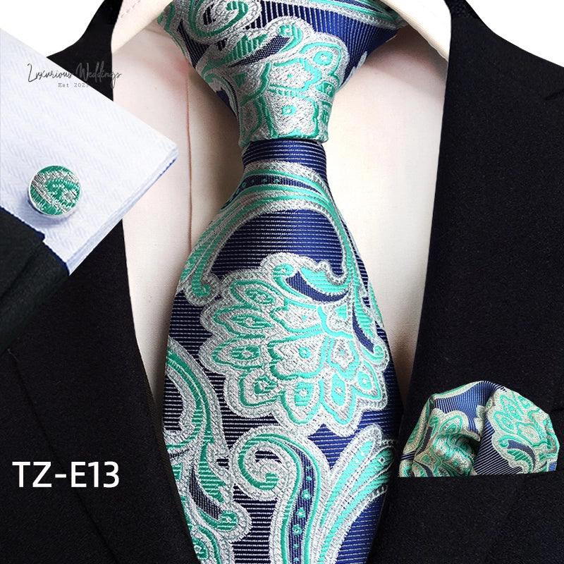 Stylish Paisley Tie & Waistband Set - Luxurious Weddings