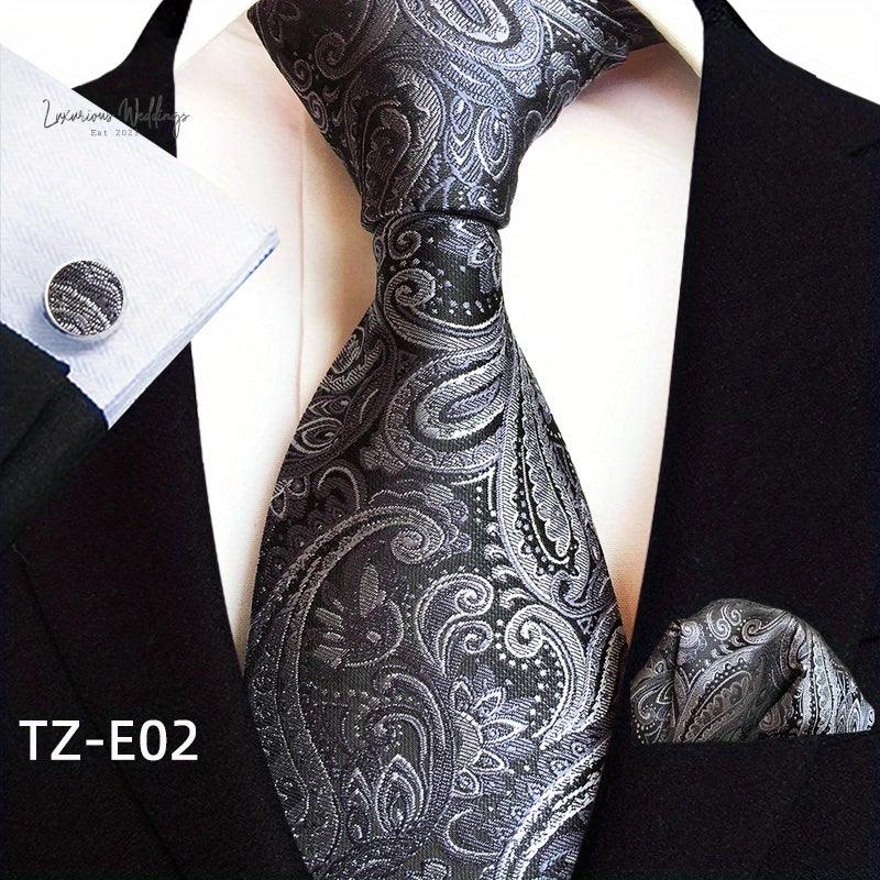 Stylish Paisley Tie & Waistband Set - Luxurious Weddings