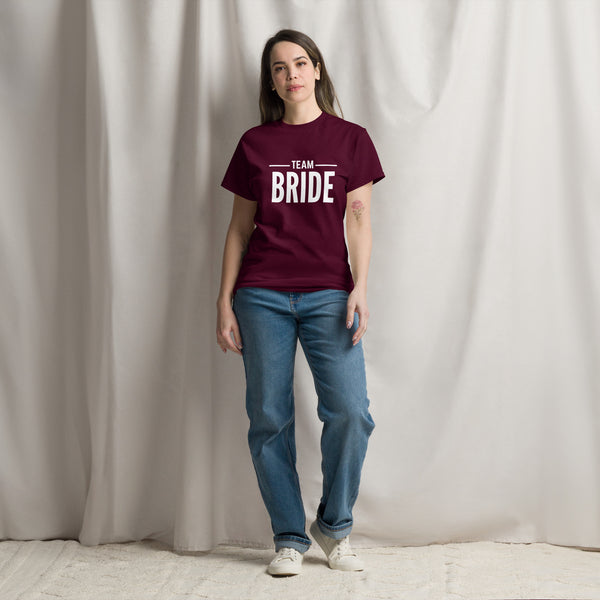 TEAM BRIDE Unisex classic tee Luxurious Weddings