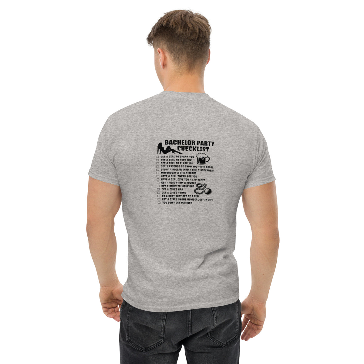 BACHELOR PARTY Unisex classic T-SHIRT Luxurious Weddings