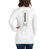 Queen Unisex Long Sleeve Couples Tee Luxurious Weddings