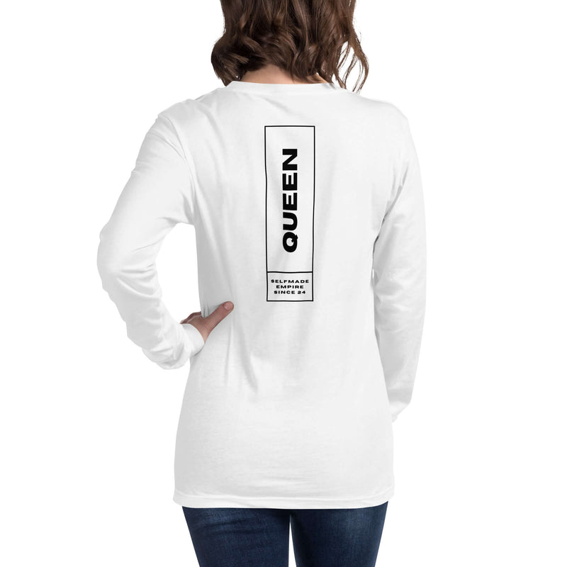 Queen Unisex Long Sleeve Couples Tee Luxurious Weddings