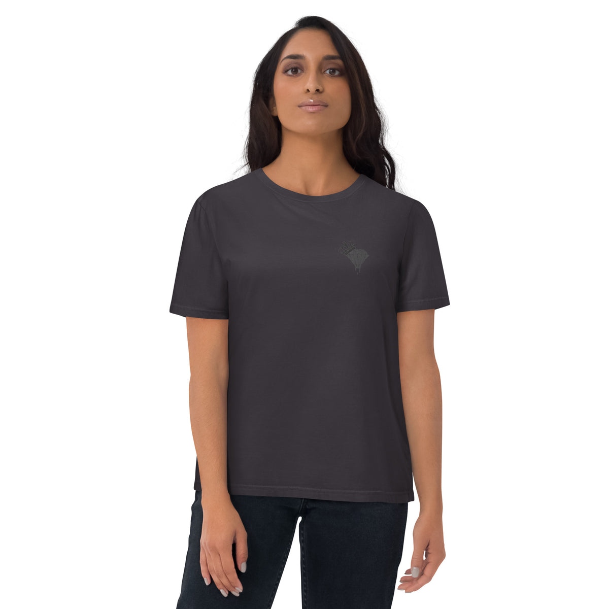 King and Queen Black Unisex organic cotton t-shirt Luxurious Weddings