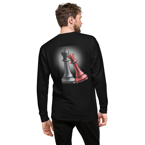 Couples King & Queen Unisex Premium Sweatshirt Luxurious Weddings