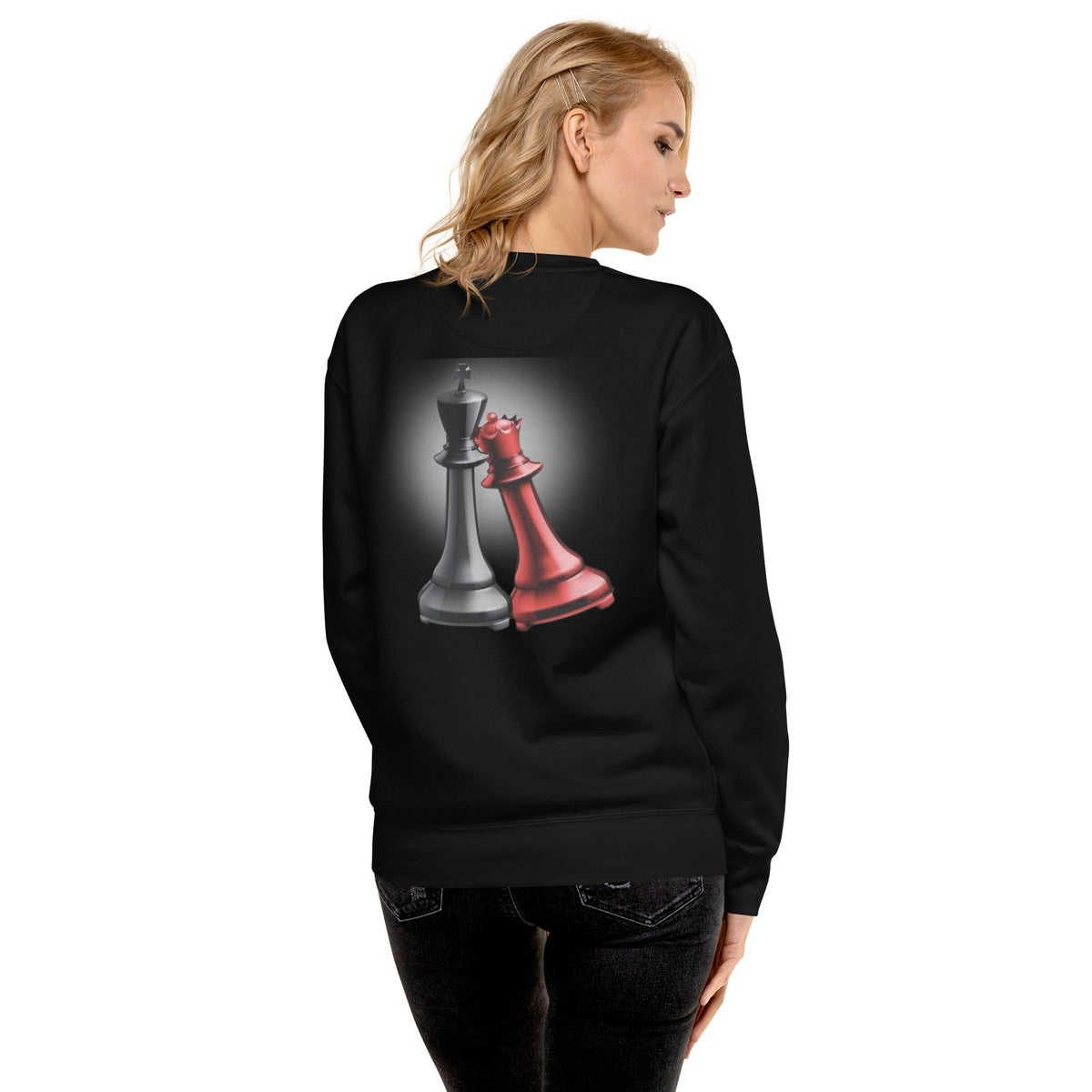 Couples King & Queen Unisex Premium Sweatshirt Luxurious Weddings