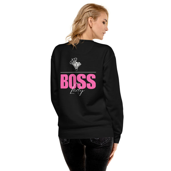 BOSS LADY Unisex Premium Sweatshirt Luxurious Weddings