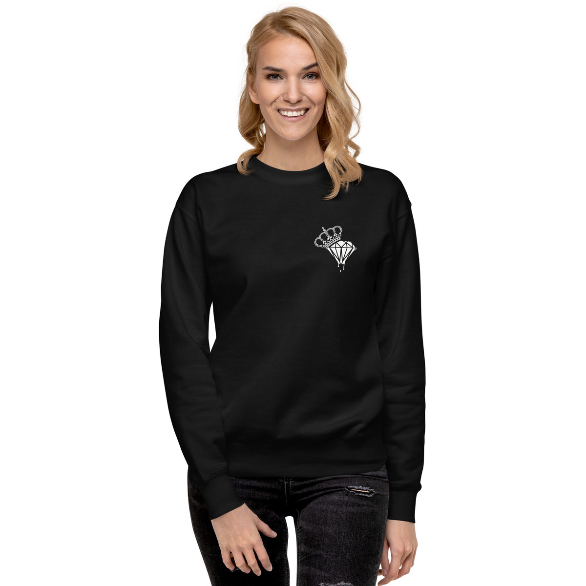 BOSS LADY Unisex Premium Sweatshirt Luxurious Weddings