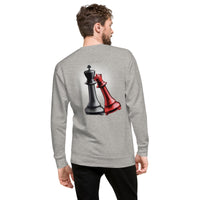 Couples King & Queen Unisex Premium Sweatshirt Luxurious Weddings