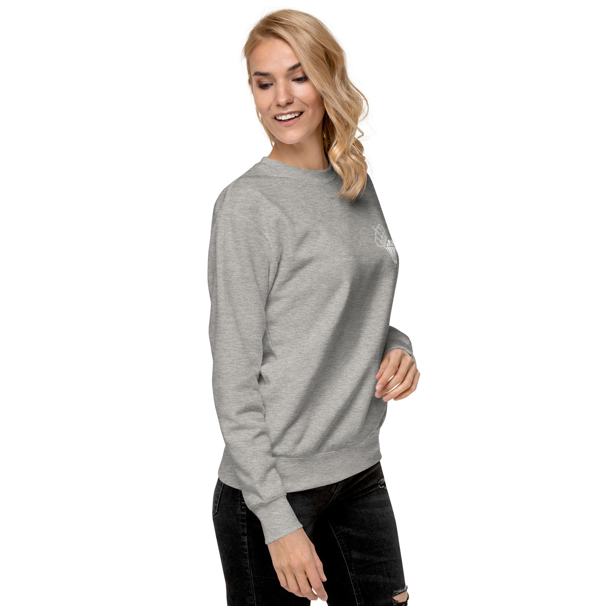 BOSS LADY Unisex Premium Sweatshirt Luxurious Weddings