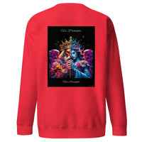 Her Protector His Strength King & Queen Sweatshirt Luxurious Weddings