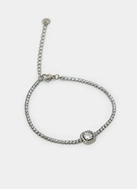Birds Eye Tennis Bracelet - Stainless Steel
