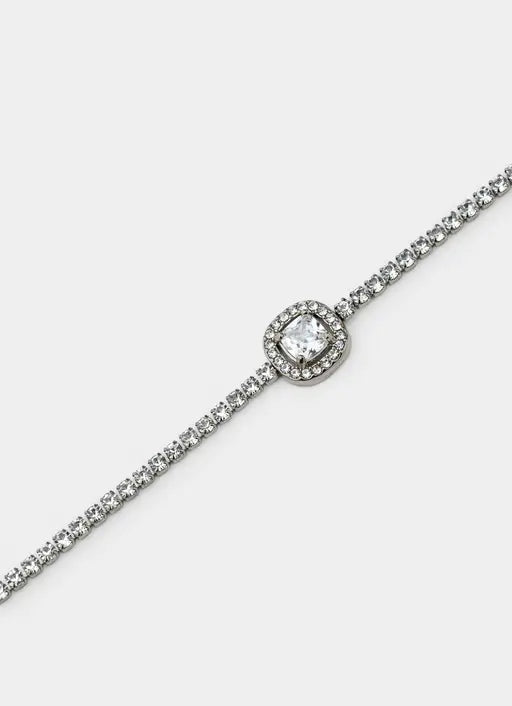 Birds Eye Tennis Bracelet - Stainless Steel