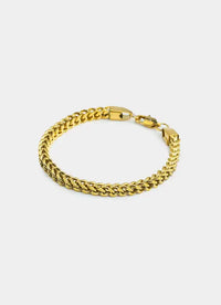 Franco Bracelet 5mm - 18K Gold Plated