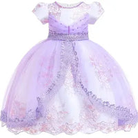 Beaded Embroidered Girls Dress Luxurious Weddings