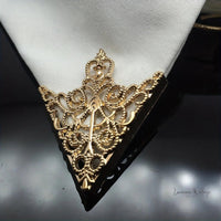 Vintage Collar Buckle Pin - Royal Alloy Design - Luxurious Weddings