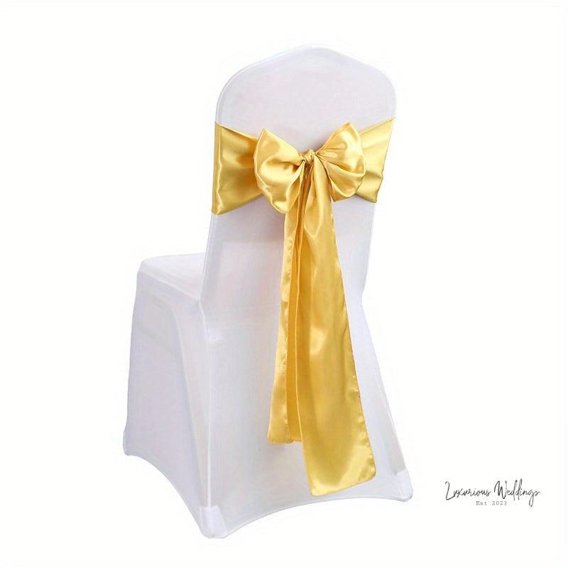 Wedding Party Chair Cover Set - 5pcs - Luxurious Weddings