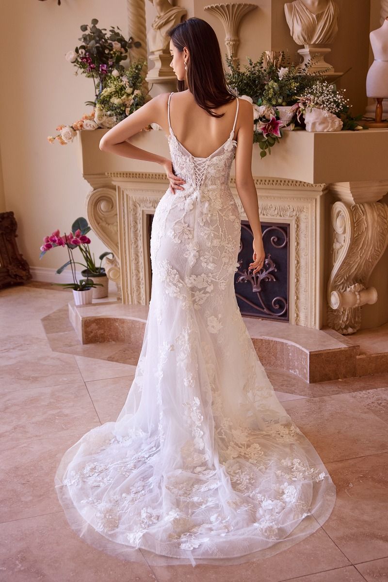 Gemma Fitted Lace Wedding Gown Wedding Dress Luxurious Weddings