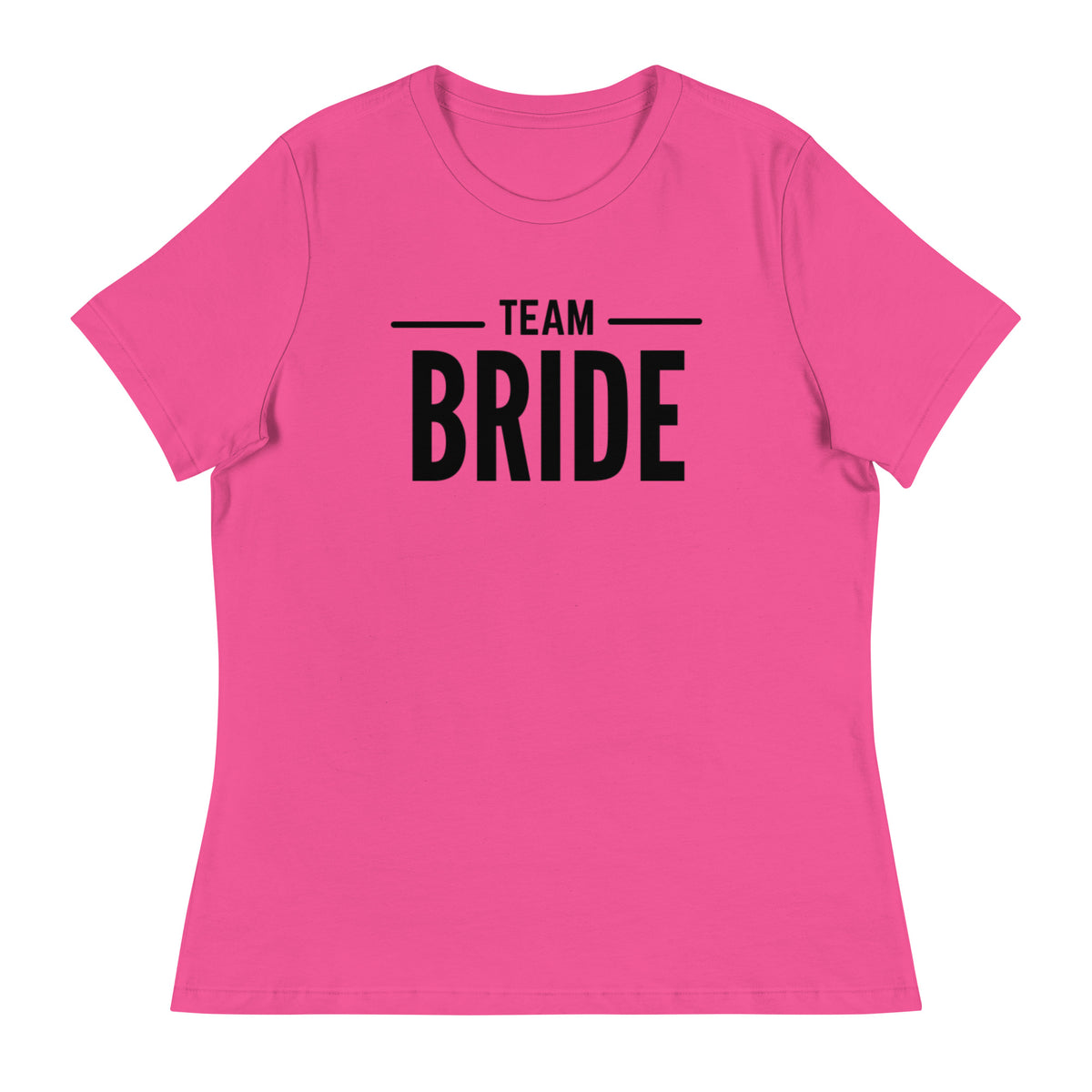 TEAM BRIDE Women's Relaxed T-Shirt Luxurious Weddings