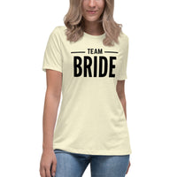 TEAM BRIDE Women's Relaxed T-Shirt Luxurious Weddings