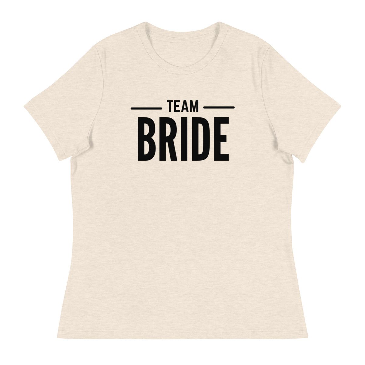 TEAM BRIDE Women's Relaxed T-Shirt Luxurious Weddings