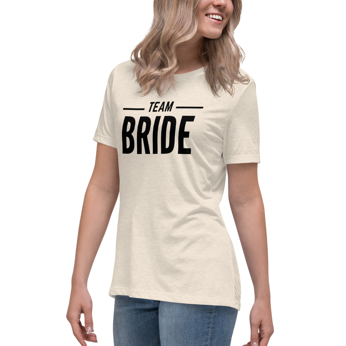 TEAM BRIDE Women's Relaxed T-Shirt Luxurious Weddings