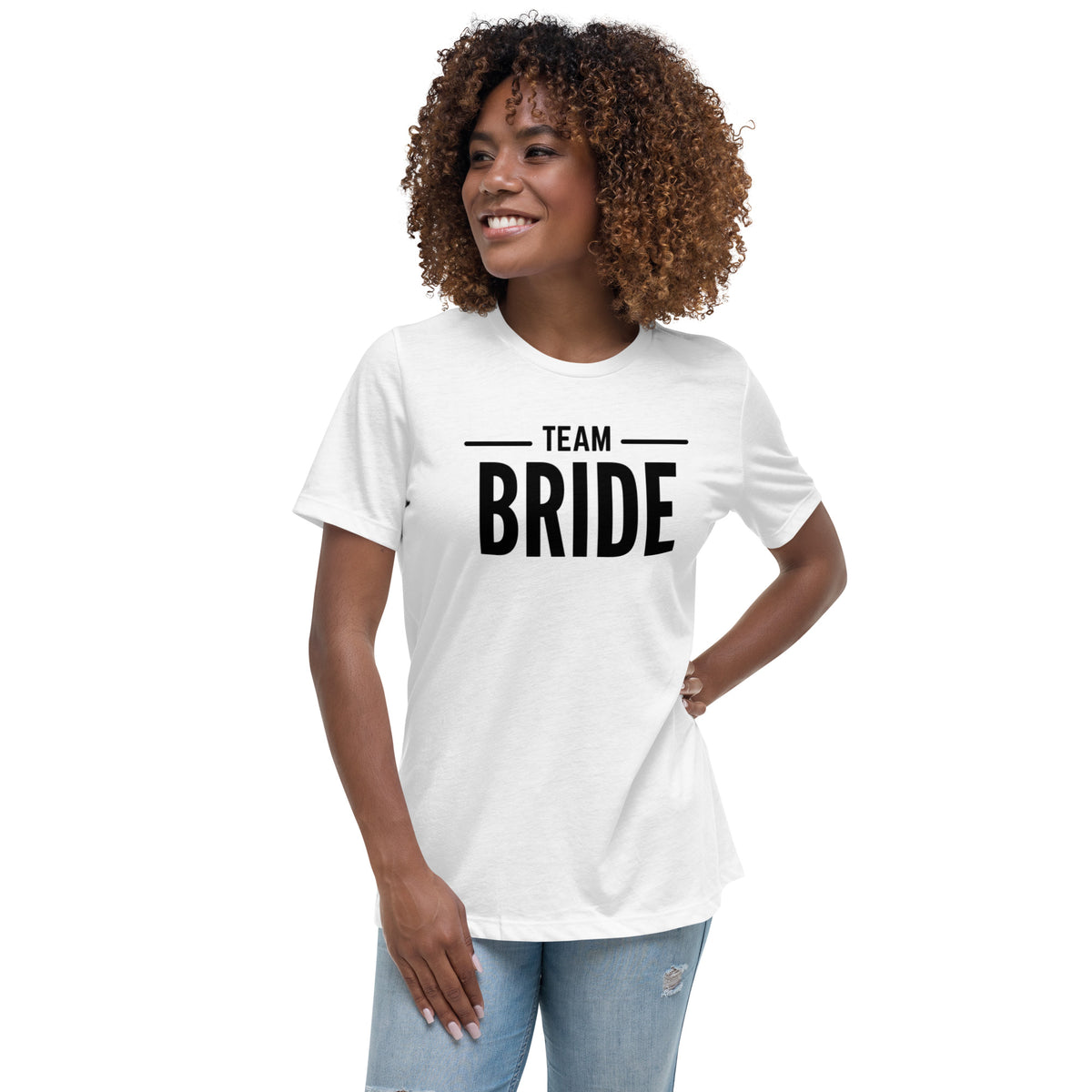 TEAM BRIDE Women's Relaxed T-Shirt Luxurious Weddings