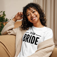 TEAM BRIDE Women's Relaxed T-Shirt Luxurious Weddings