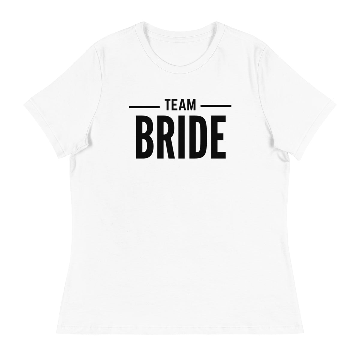 TEAM BRIDE Women's Relaxed T-Shirt Luxurious Weddings