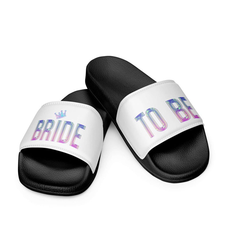 BRIDE TO BE Women's slides Luxurious Weddings