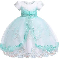 Beaded Embroidered Girls Dress Luxurious Weddings