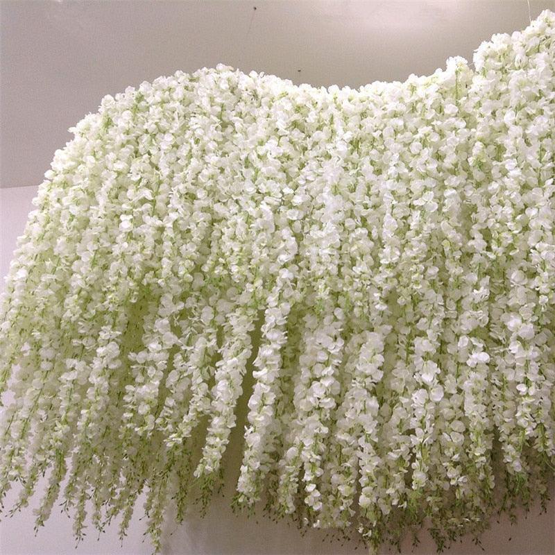 1.2m/2.4m Hydrangea Vine Wedding Garlands Artificial Flowers - Luxurious Weddings