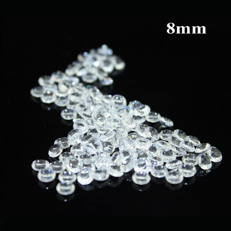 1000Pcs/Pack Clear Acrylic Diamond Scatters Table Confetti Confetti Luxurious Weddings