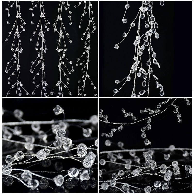 100/120/150cm Acrylic Crystal Bead Curtain Garland Crystal Garland Luxurious Weddings