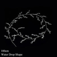 100/120/150cm Acrylic Crystal Bead Curtain Garland - Luxurious Weddings