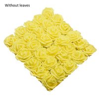 10/20/30 Heads 8CM Artificial PE Foam Rose Flowers - Luxurious Weddings