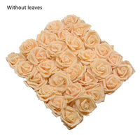 10/20/30 Heads 8CM Artificial PE Foam Rose Flowers - Luxurious Weddings