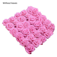 10/20/30 Heads 8CM Artificial PE Foam Rose Flowers - Luxurious Weddings