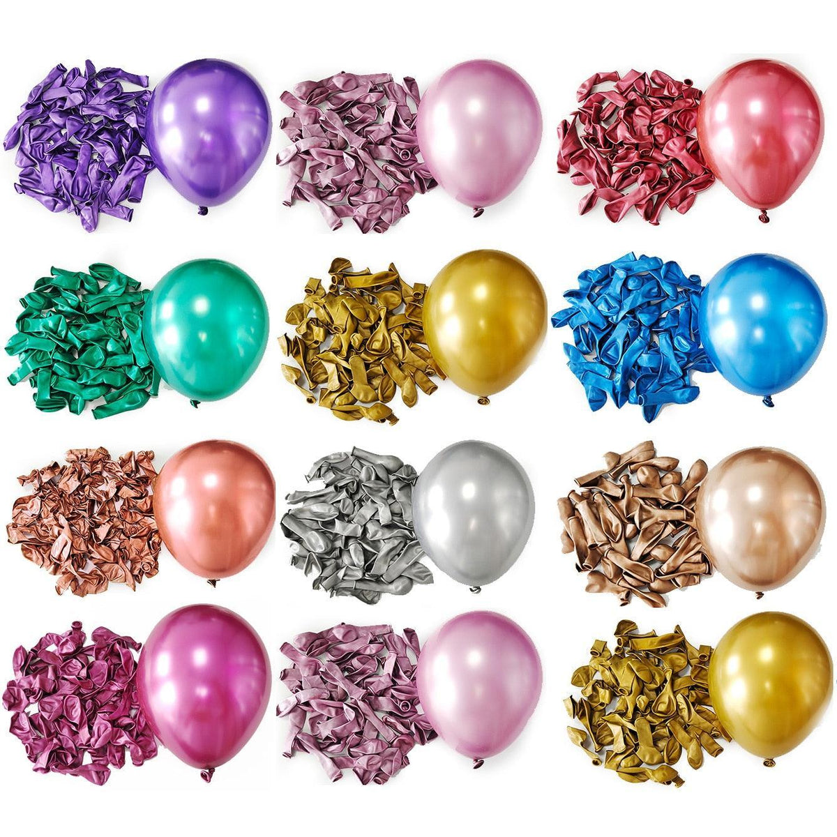 10inch 10/30/50 Pcs Latex Balloon - Luxurious Weddings