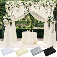 10m X 48cm Wedding Decoration Organza Crystal Sheer DIY Wedding Flowers 