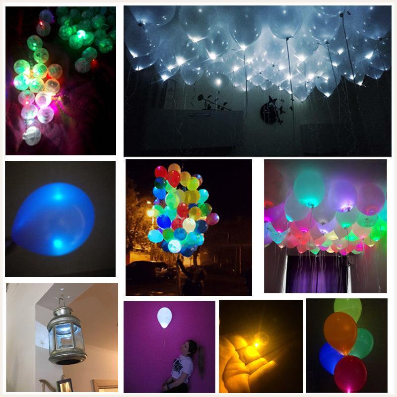 10pcs Ballon lumineux LED ballons Luxurious Weddings