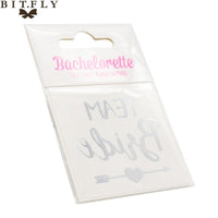 10pcs/set Hen Party Temporary Tattoo Team Bride Stickers - Luxurious Weddings