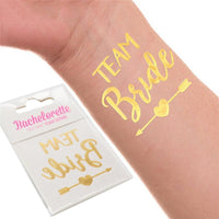 10pcs/set Hen Party Temporary Tattoo Team Bride Stickers - Luxurious Weddings