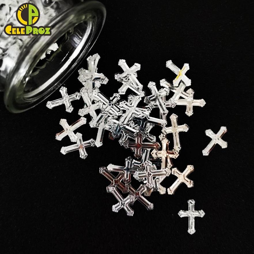 15g Church Wedding Confetti Dove Cross Bible Table Scatter - Luxurious Weddings